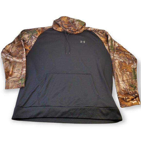 Under Armour Other - Under Armour Sweatshirt Camo and Black Mens Size 2XL